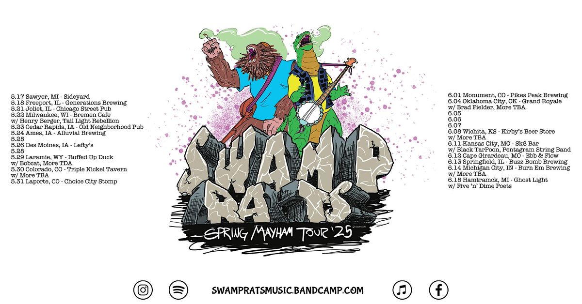 Swamp Rats Live @ Buzz Bomb Brewing Co, 13 June | Event in Springfield | AllEvents