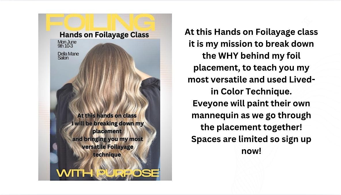 Foiling with Purpose/ Foilayage hands on class, 9 June | Event in Franklin | AllEvents