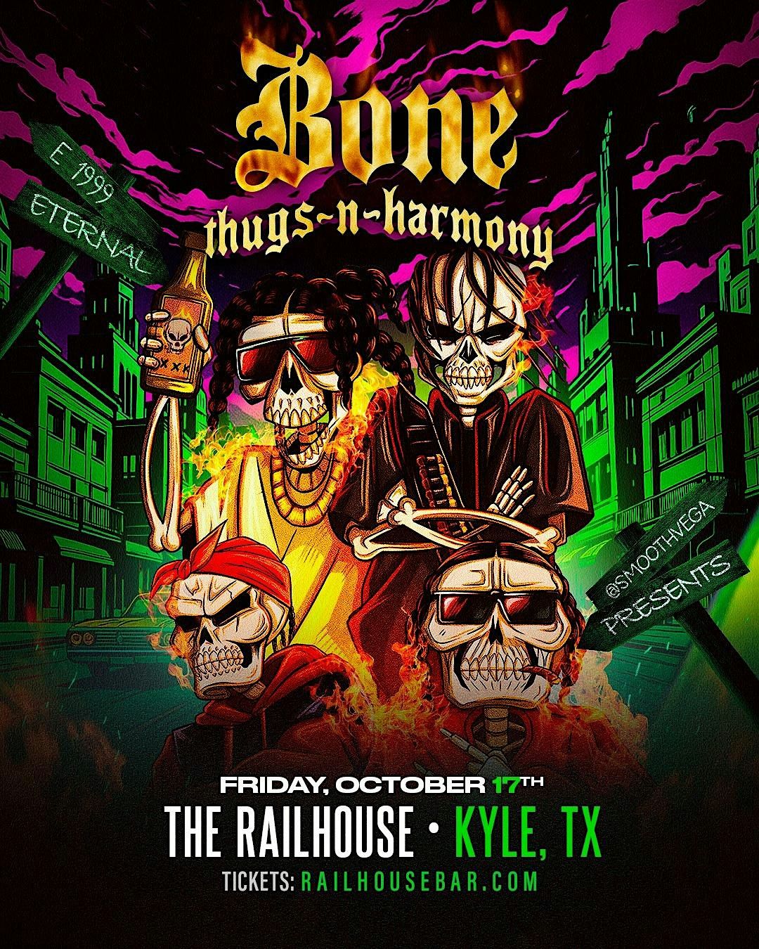 Bone Thugs-N-Harmony  @ The Railhouse (Kyle, Tx), 17 October | Event in Kyle | AllEvents