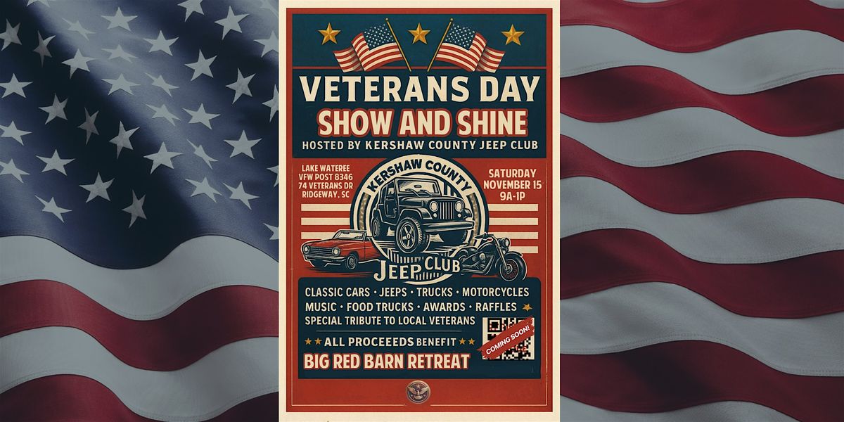 Veteran's Day Car Show and Shine: Presented by KCJC, 15 November | Event in Ridgeway | AllEvents