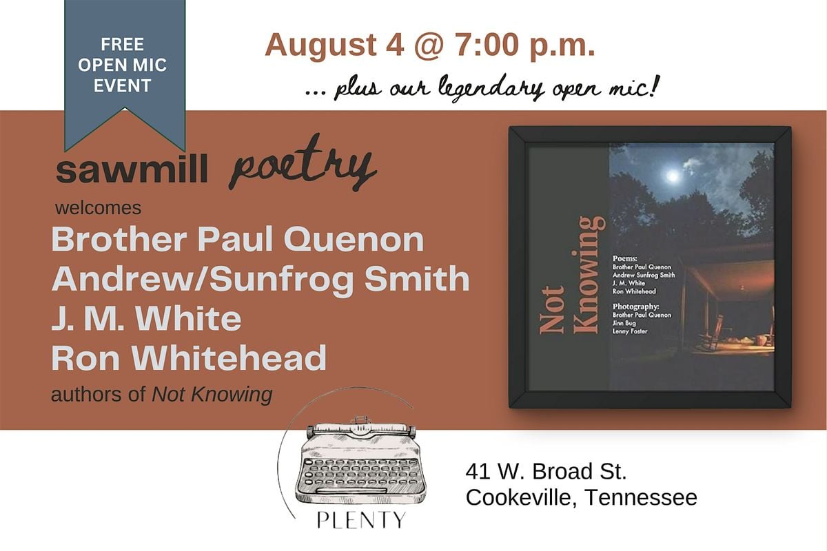 August Special Event: Celebration of Not Knowing, 4 August | Event in Cookeville | AllEvents