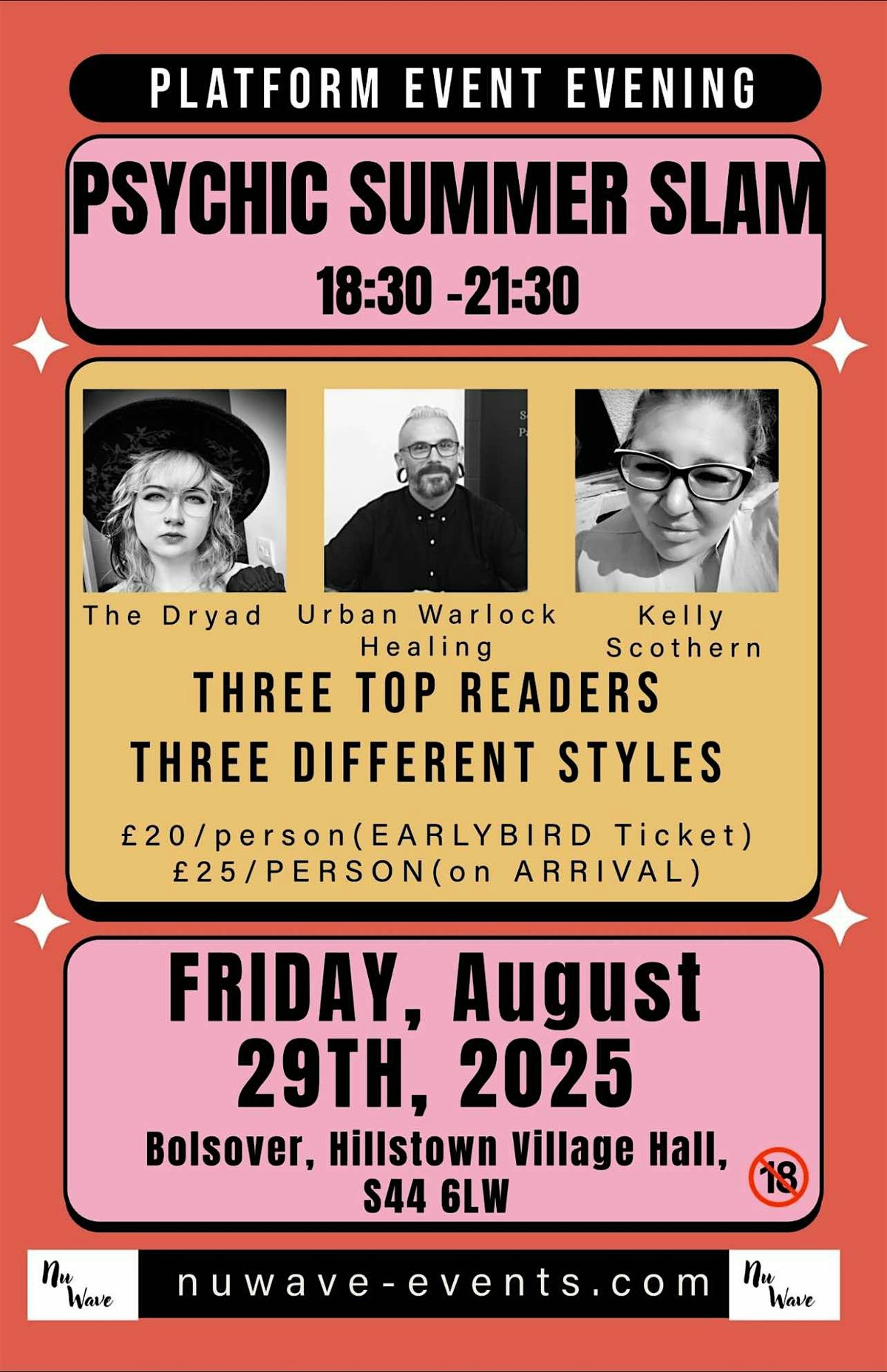 Psychic Summer Slam, 29 August | Event in Bolsover | AllEvents