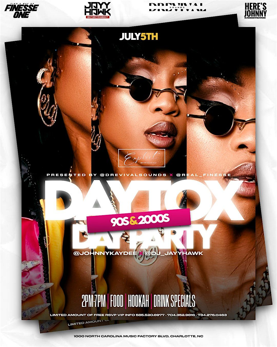 Day-Tox 90s & 2000s Day Party, 5 July | Event in Charlotte | AllEvents