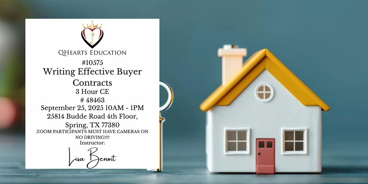 Writing Effective Buyer Contracts, 25 September | Event in Spring | AllEvents