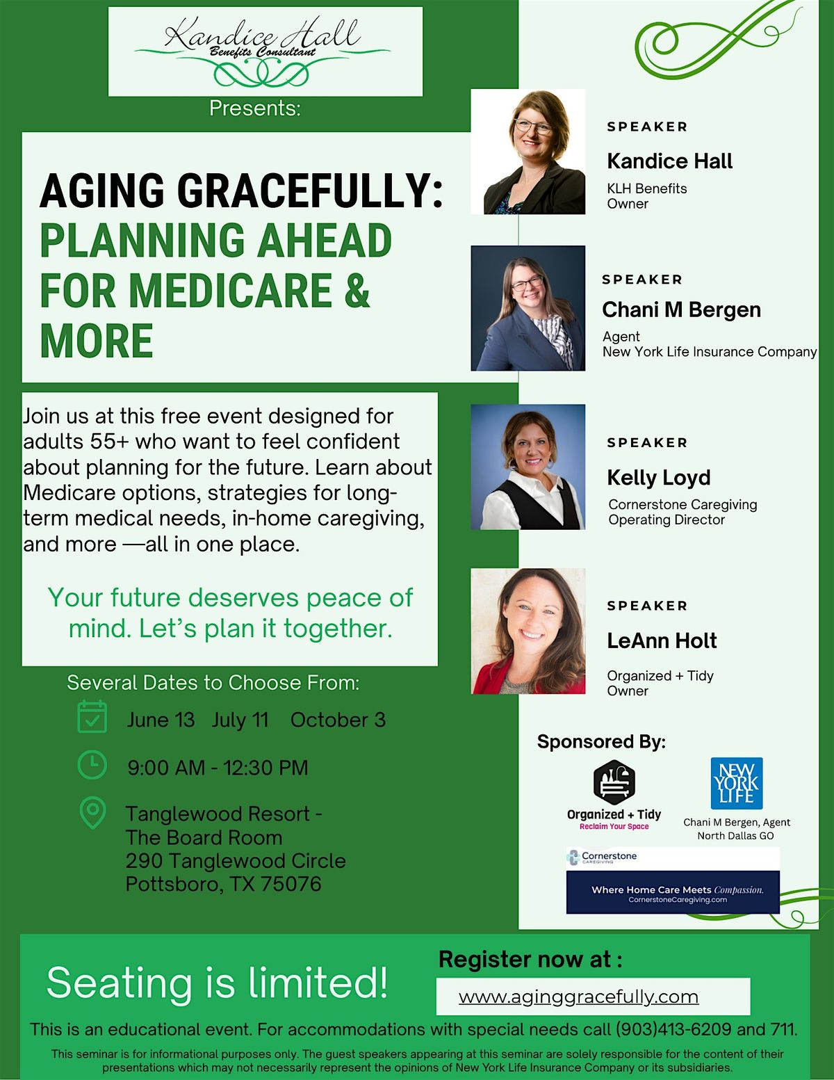 Aging Gracefully: Planning for Medicare & More | Event in Pottsboro | AllEvents