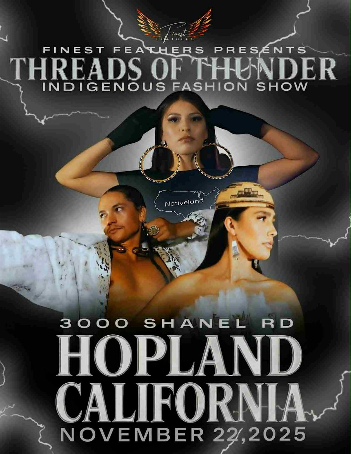 Threads of Thunder Indigenous Fashion Show - Presented by Finest Feathers, 22 November | Event in Hopland