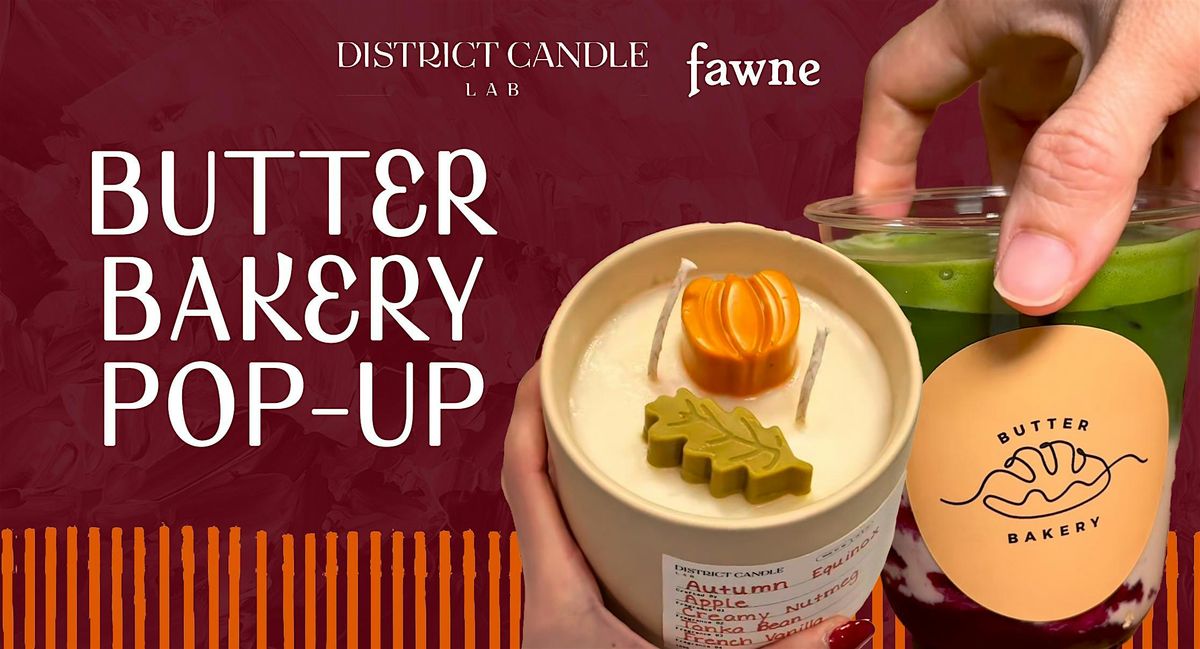 Butter Bakery Pop-Up at District Candle Lab, 29 November | Event in Fairfax | AllEvents