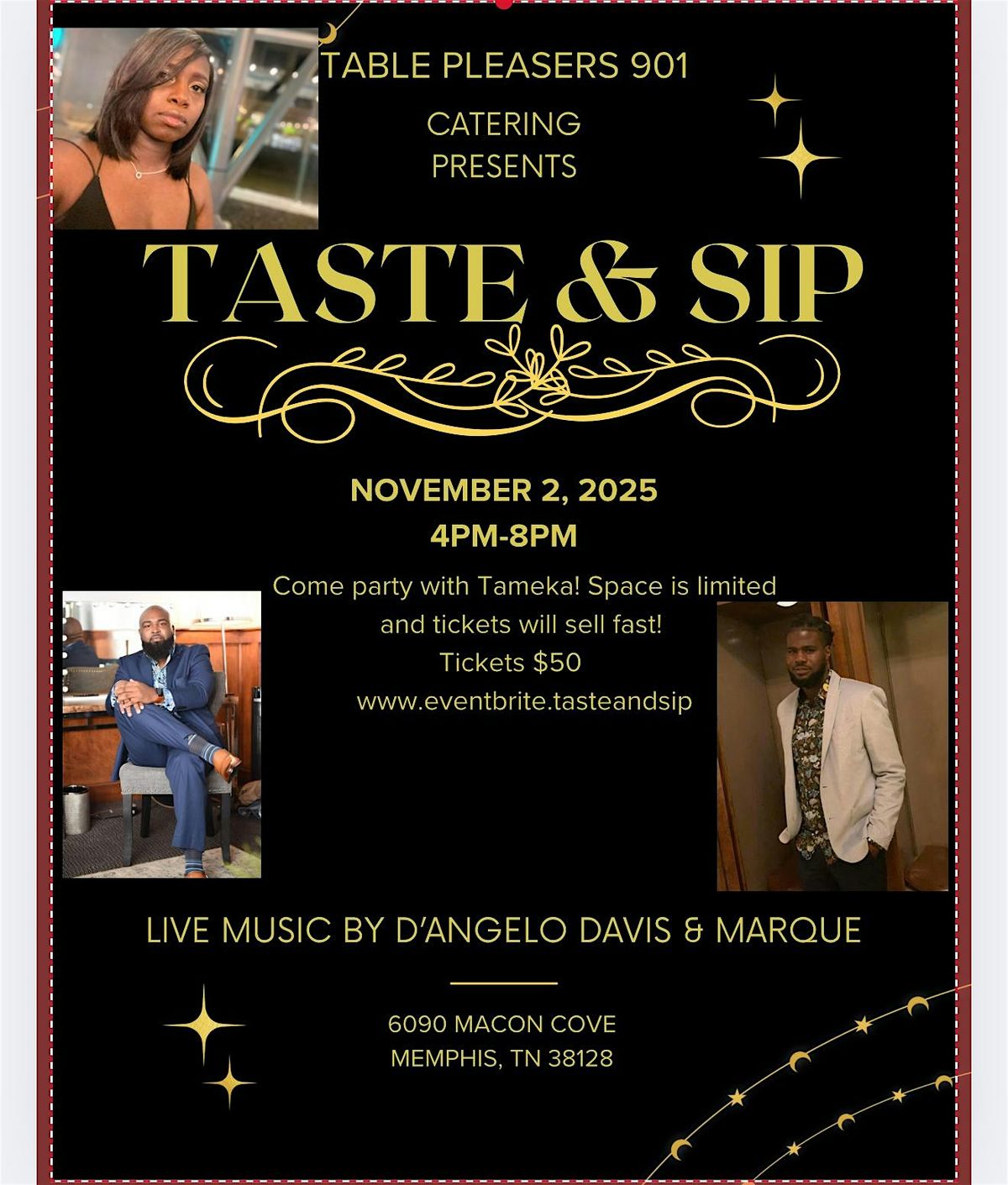 Taste & Sip, 2 November | Event in Memphis | AllEvents