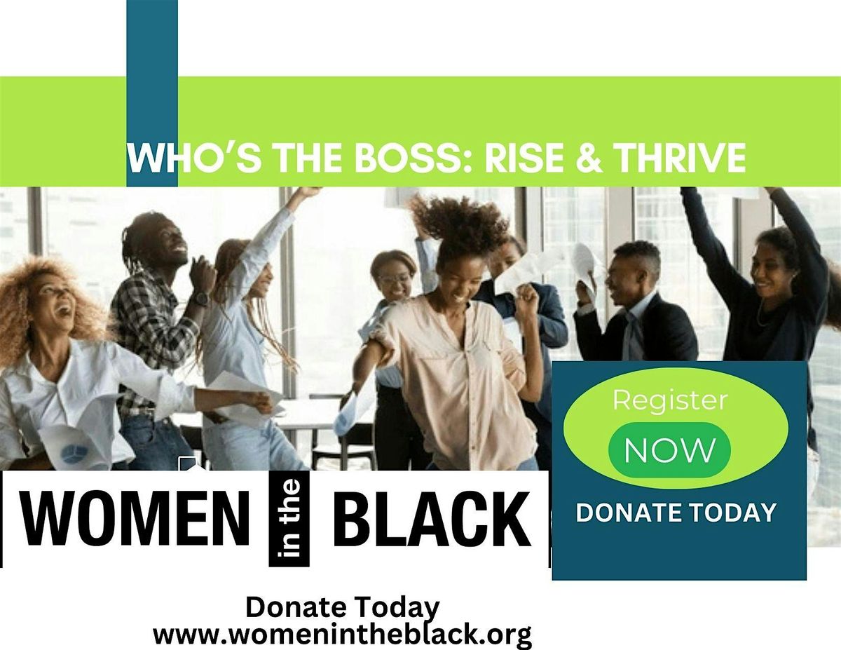 WHO'S THE BOSS             RISE & THRIVE CONFERENCE, 12 June | Event in New York | AllEvents