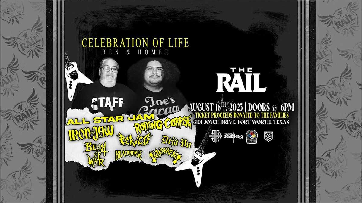 Celebration of Life for Ben & Homer at The Rail, 16 August | Event in Fort Worth | AllEvents