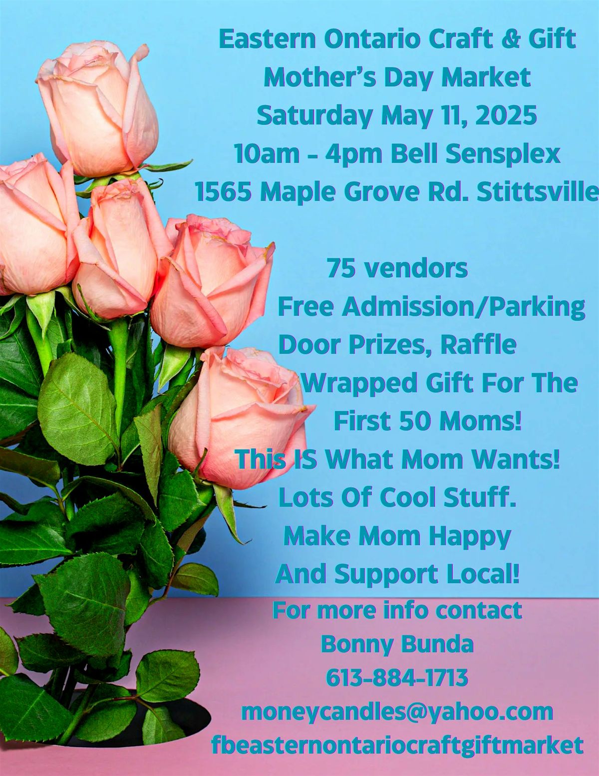 Eastern Ontario Craft & Gift Mother's Day Market, 11 May | Event in Ottawa | AllEvents