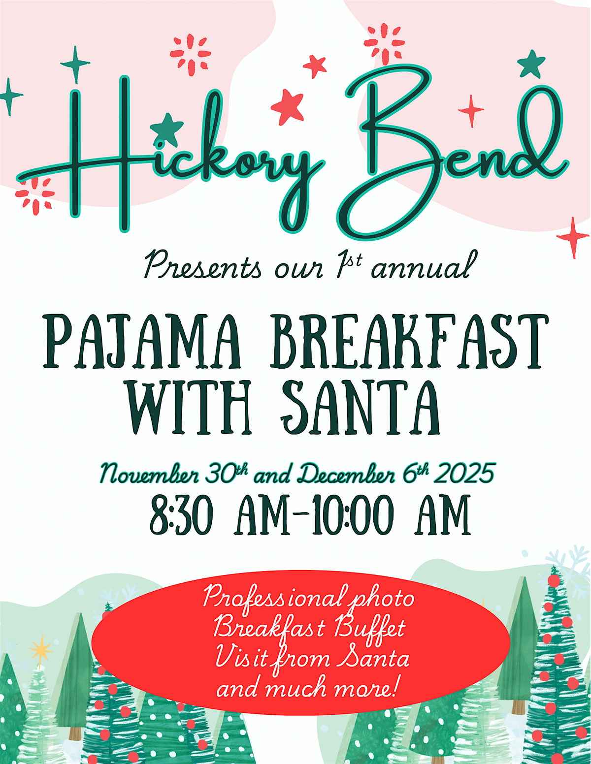 Pajama breakfast with Santa, 30 November | Event in Carriere | AllEvents