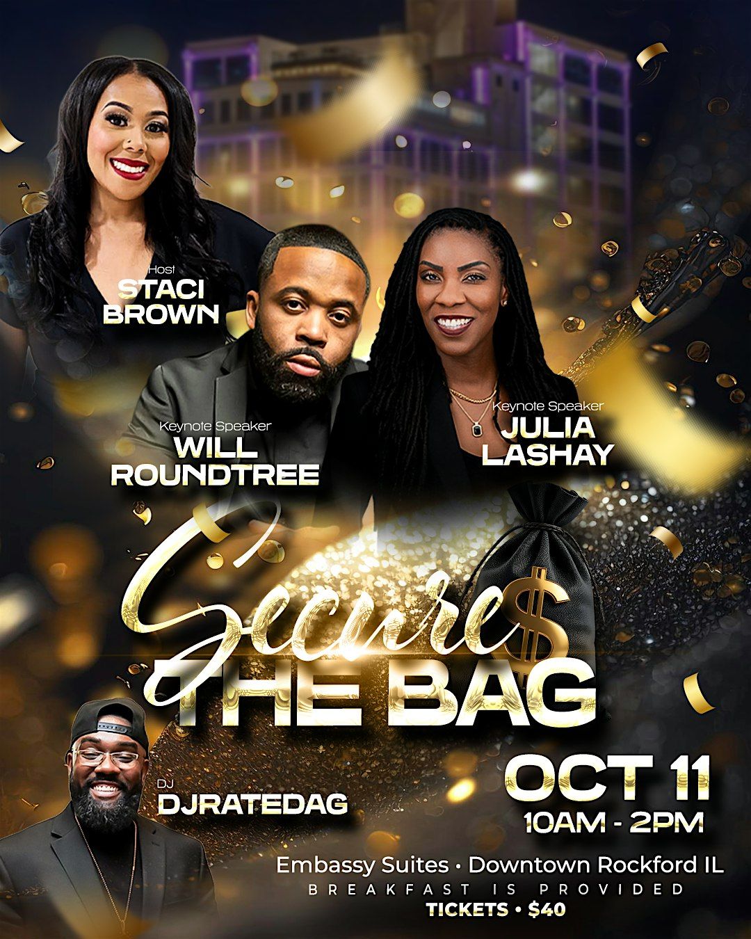 Secure The Bag 2025, 11 October | Event in Rockford | AllEvents