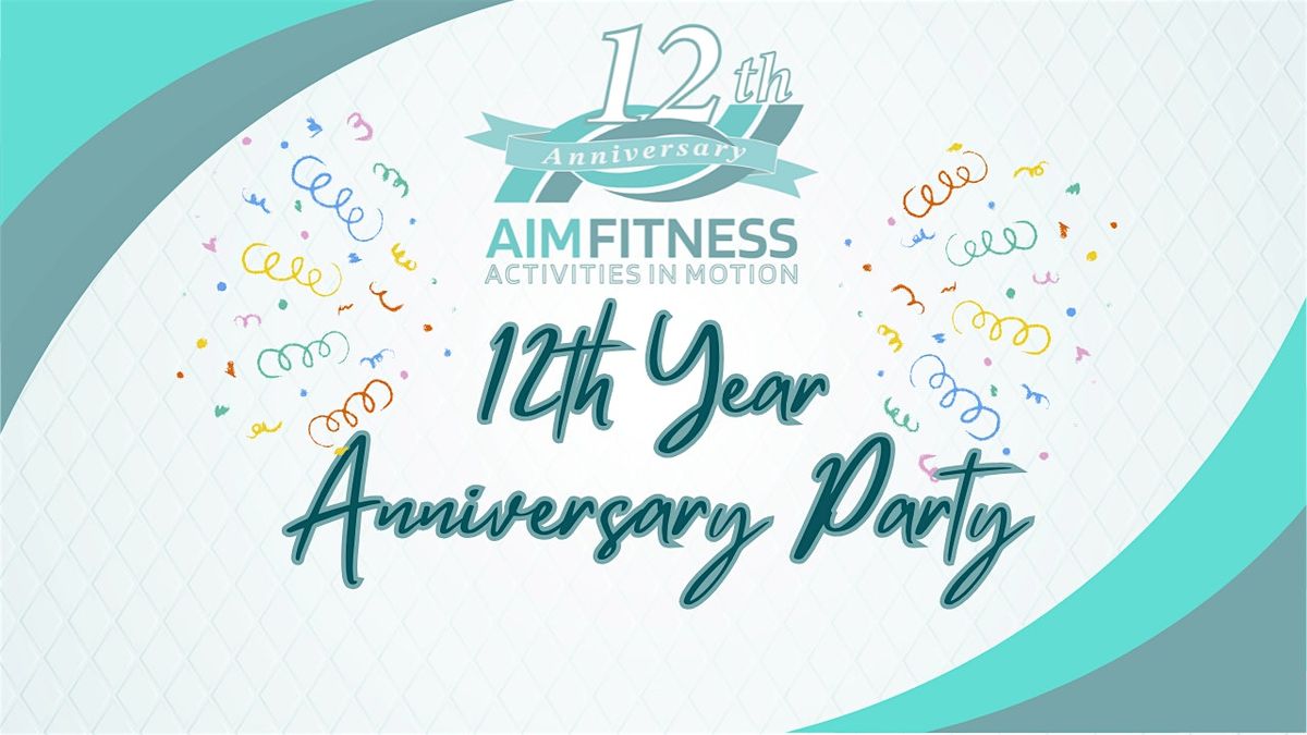 AIM Fitness 12 Year Anniversary, 3 November | Event in Ottawa | AllEvents