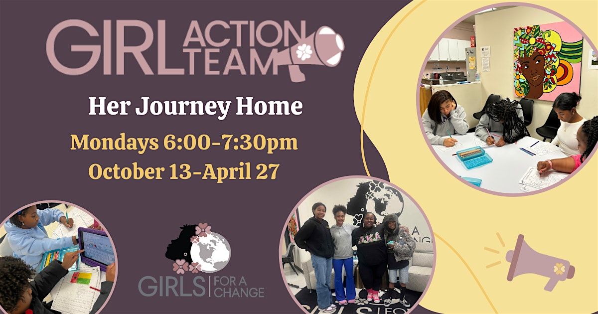 Girl Action Team: Her Journey Home, 15 December | Event in NORTH CHESTERFIELD | AllEvents