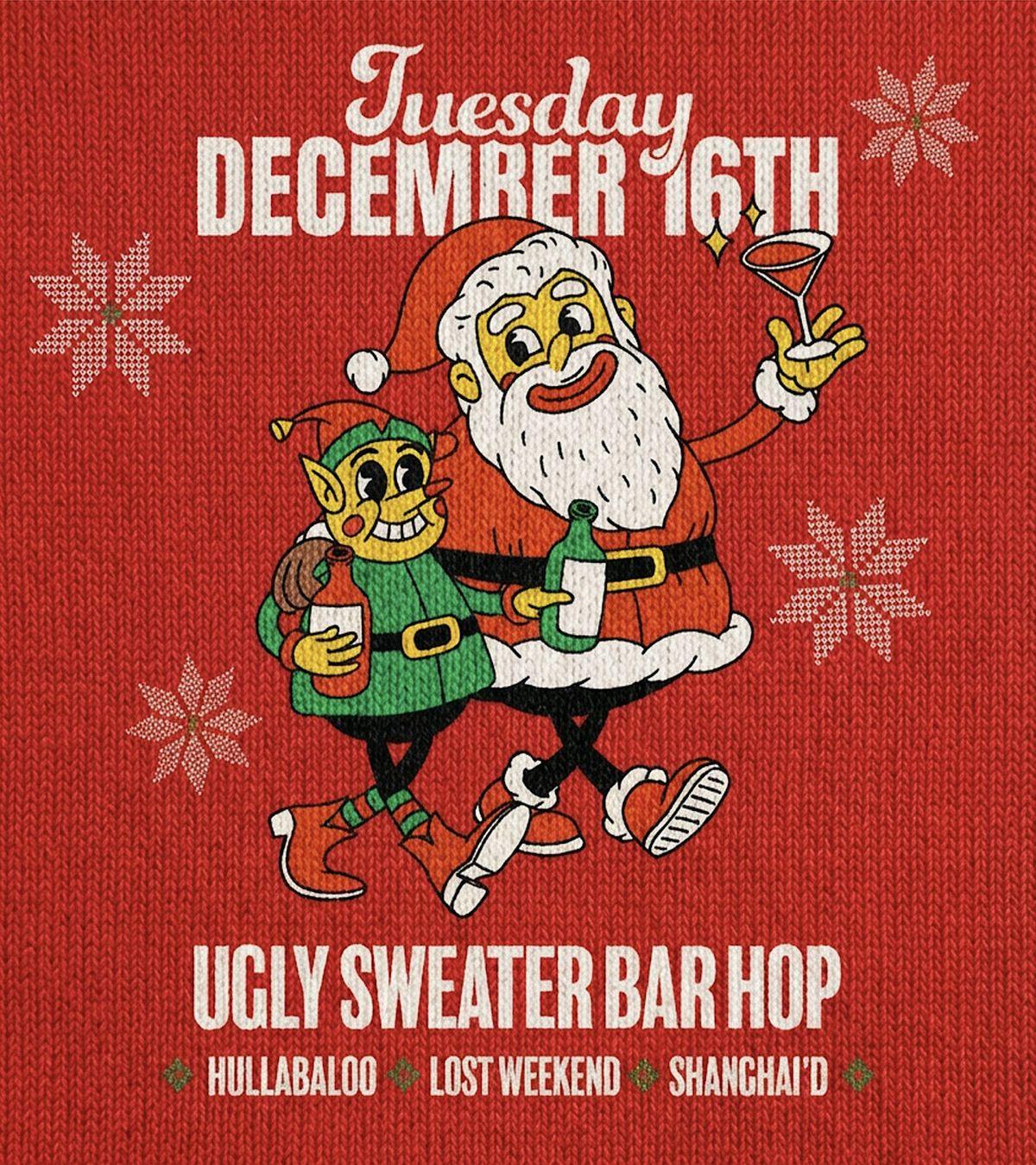 UGLY SWEATER BAR HOP, 16 December | Event in West Palm Beach | AllEvents