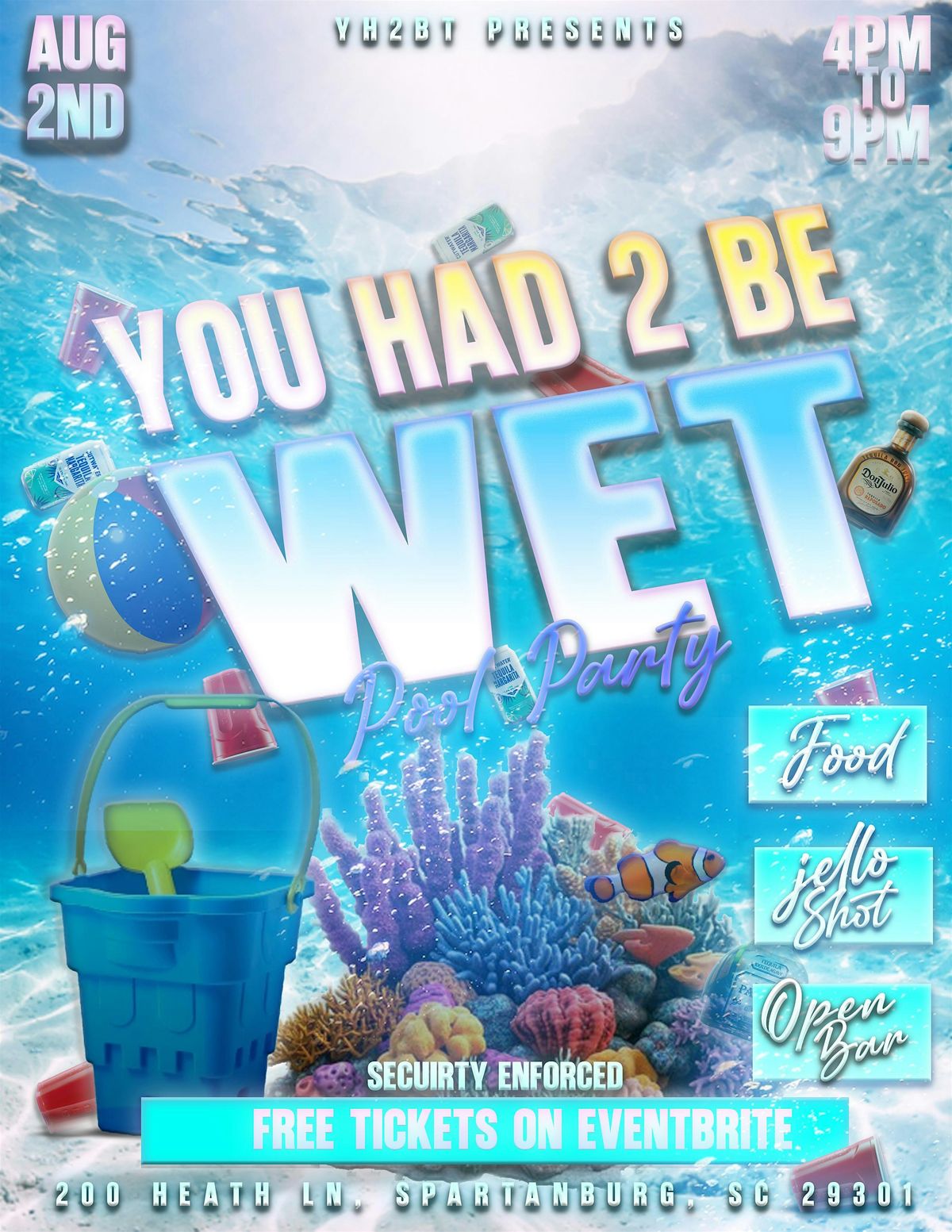 YOU HAD 2 BE WET, 31 August | Event in Spartanburg | AllEvents