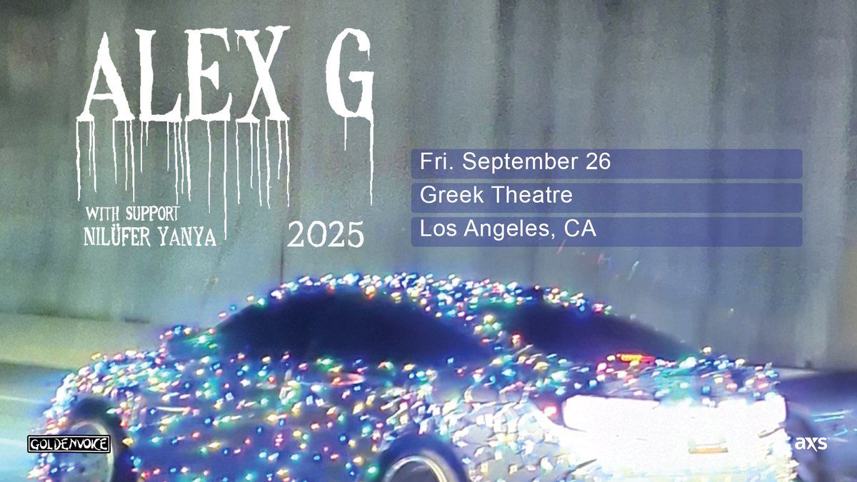 Alex G with Nilufer Yanya, 27 September | Event in Los Angeles | AllEvents