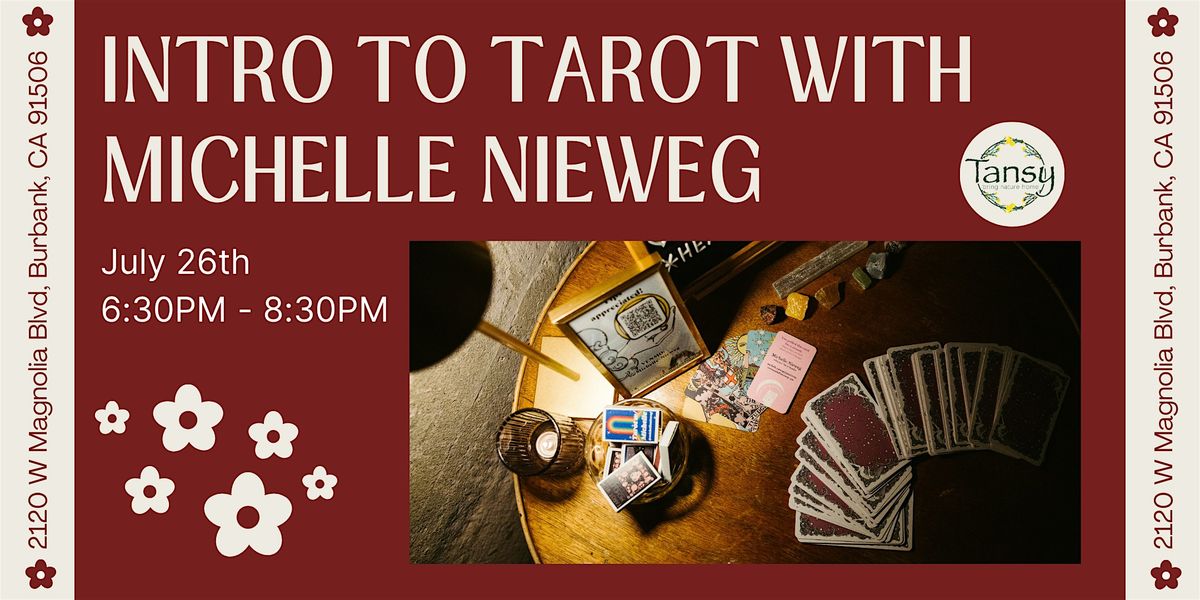 Intro to Tarot with Michelle Nieweg, 26 July | Event in Burbank | AllEvents