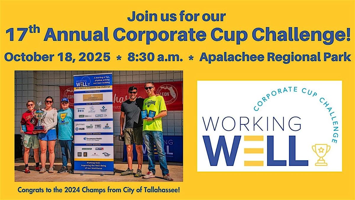 17th Annual Corporate Cup Challenge, 18 October | Event in Tallahassee | AllEvents
