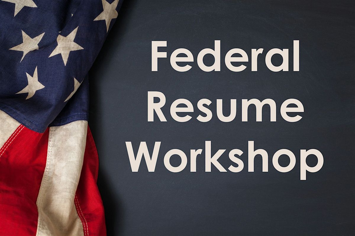 Federal Resume Workshop, 9 December | Event in Moreno Valley | AllEvents