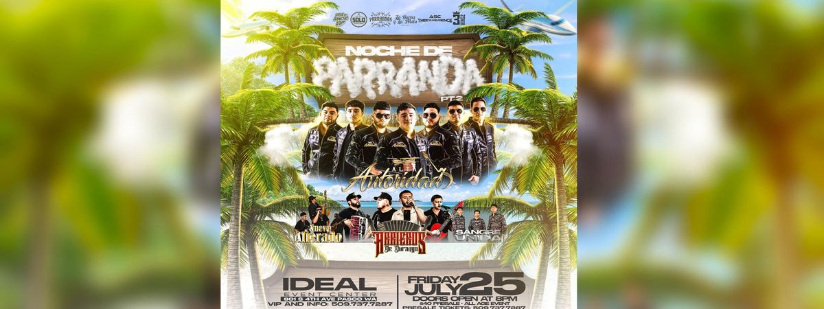 ALTA AUTORIDAD, ARRIEROS DE DURANGO & MAS in Pasco, 25 July | Event in Pasco | AllEvents