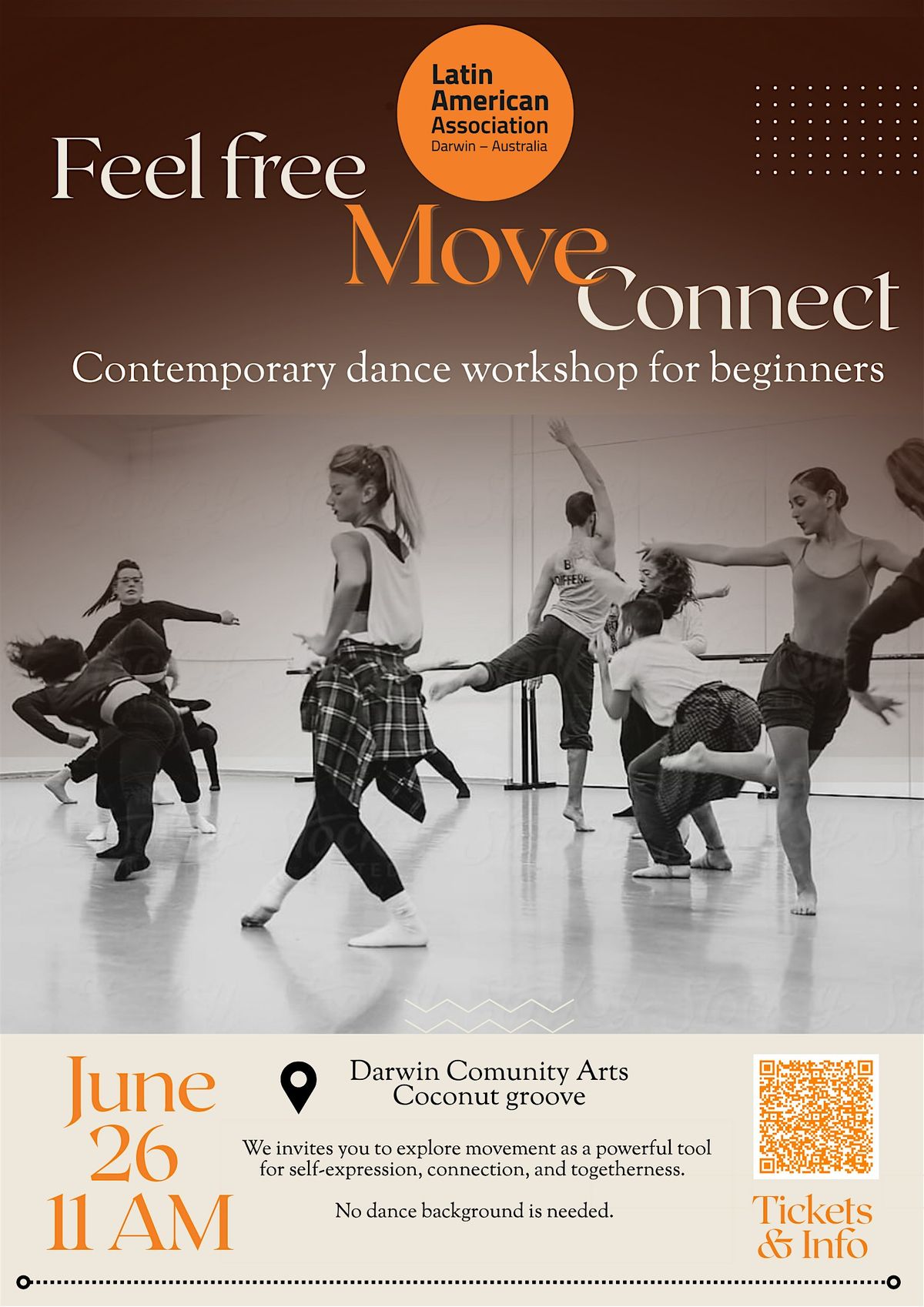 Feel, move, connect, 26 July | Event in Coconut Grove | AllEvents