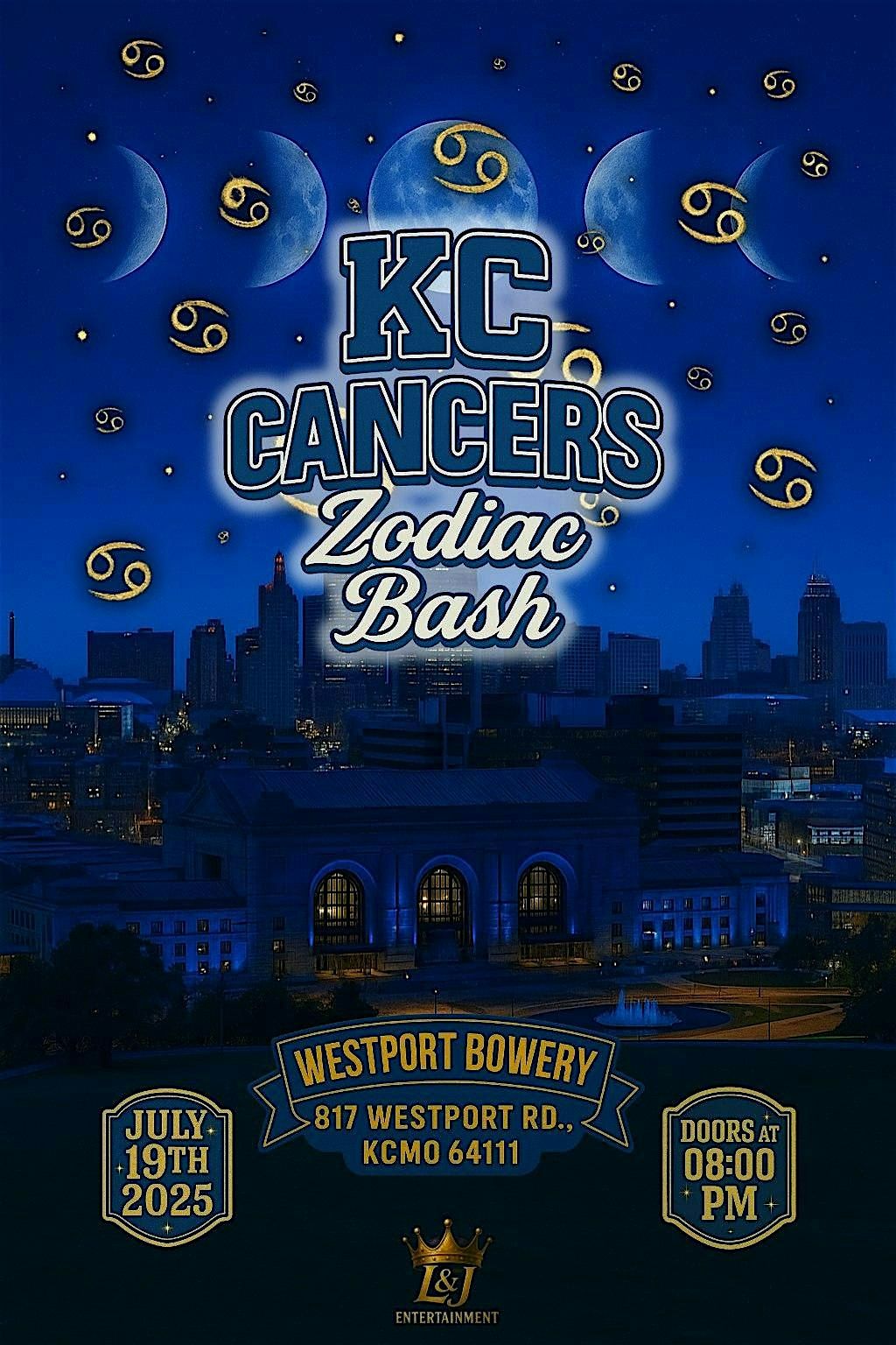 KC Cancers Zodiac Bash, 19 July | Event in Kansas City | AllEvents