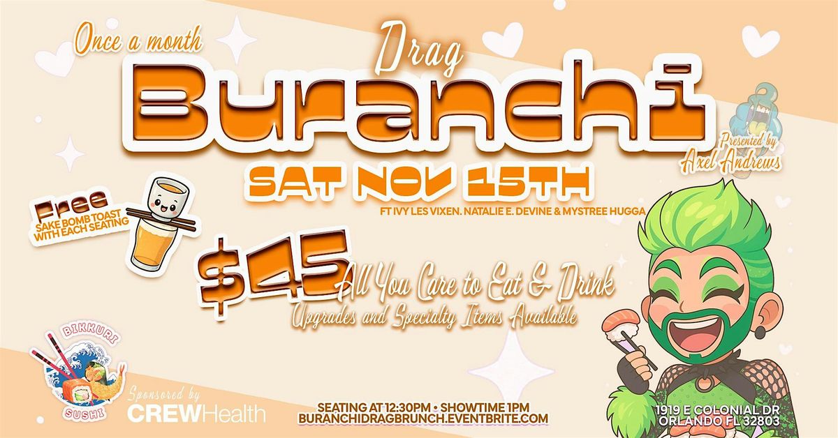 Sushi Drag Brunch / All You Can Eat & Drink 11.15.25, 15 November | Event in Orlando | AllEvents