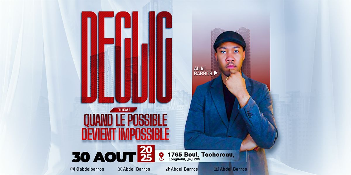 Déclic, 30 August | Event in Longueuil | AllEvents