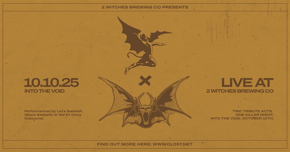 INTO THE VOID: Black Sabbath & Ozzy Osbourne Tribute Show, 10 October | Event in Danville | AllEvents