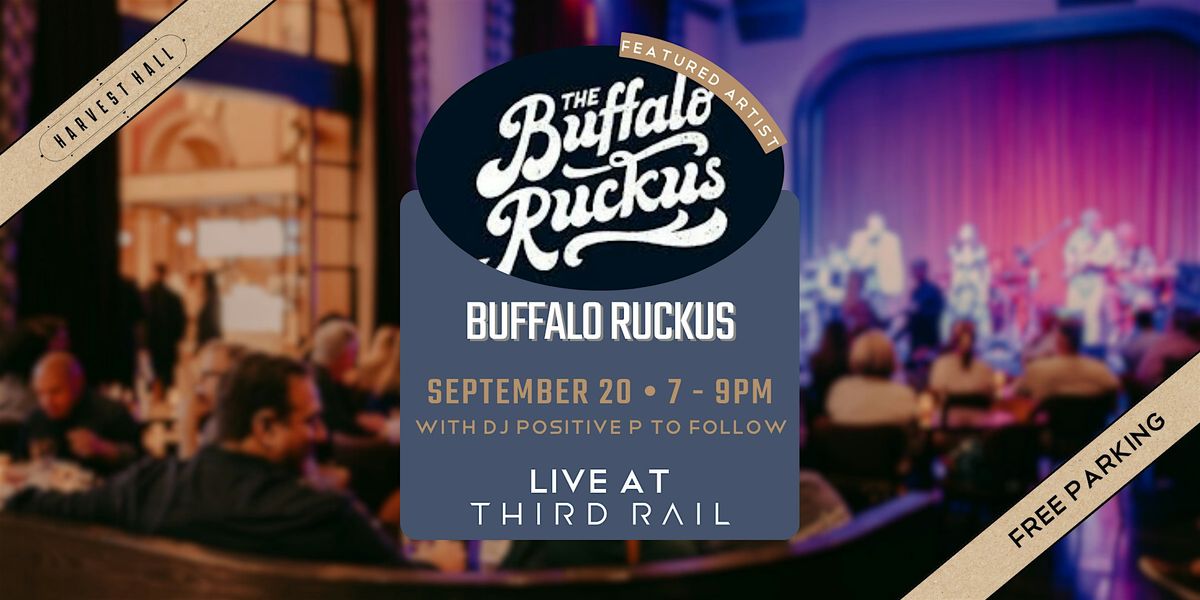 Buffalo Ruckus | LIVE at Third Rail, 20 September | Event in Grapevine | AllEvents