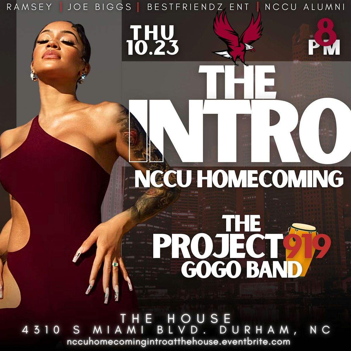 The Intro NCCU Homecoming GoGo, 23 October | Event in Durham | AllEvents
