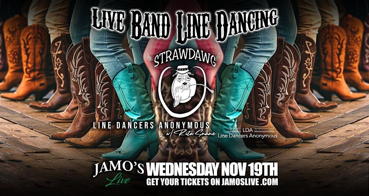 Live Band Line Dancing w/ Strawdawg Band & LDA Line Dancing at Jamo's Live, 19 November | Event in Mokena