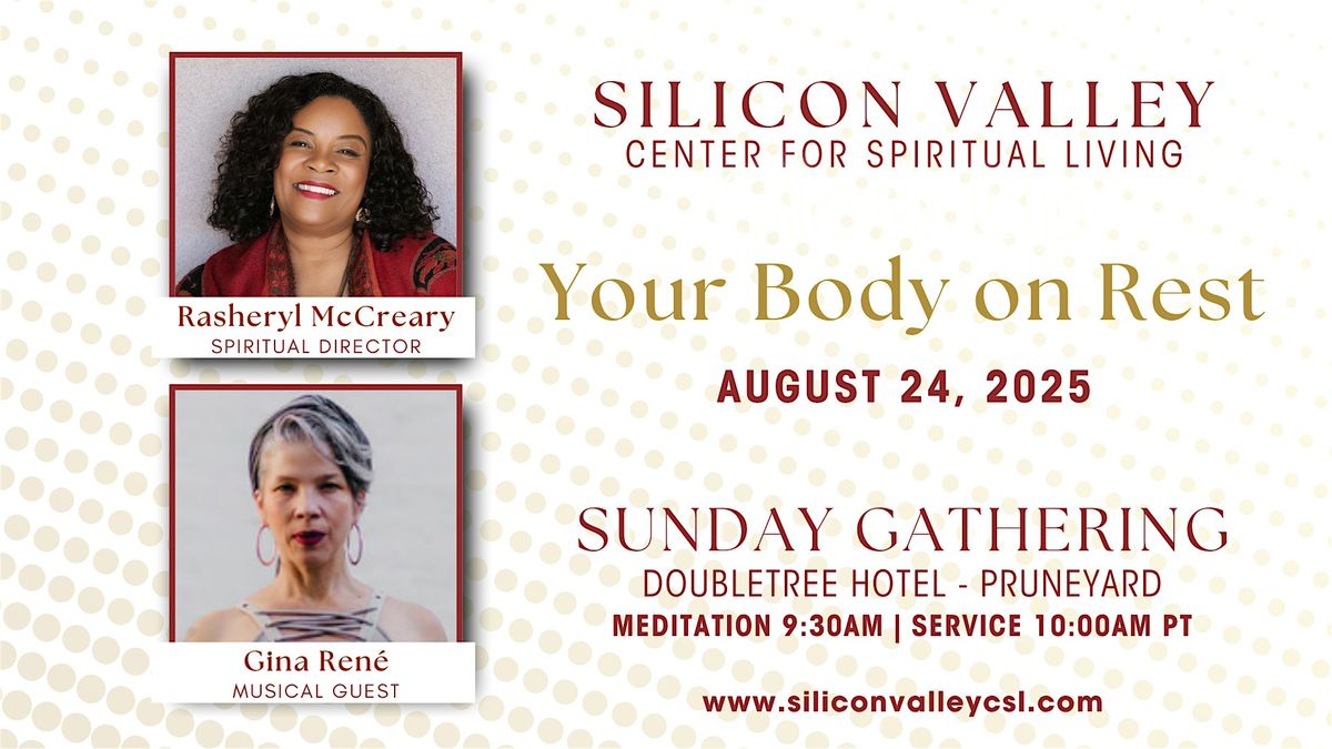 Sunday Gathering: Your Body on Rest, 24 August | Event in Campbell | AllEvents