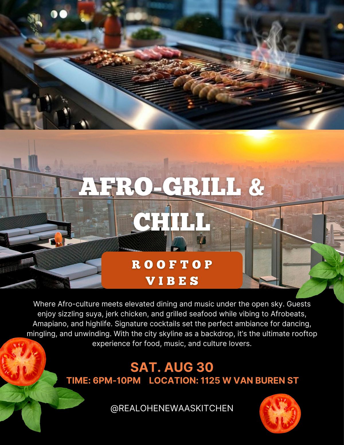Afro Grill & Chill *Goodbye Summer*, 30 August | Event in Chicago | AllEvents