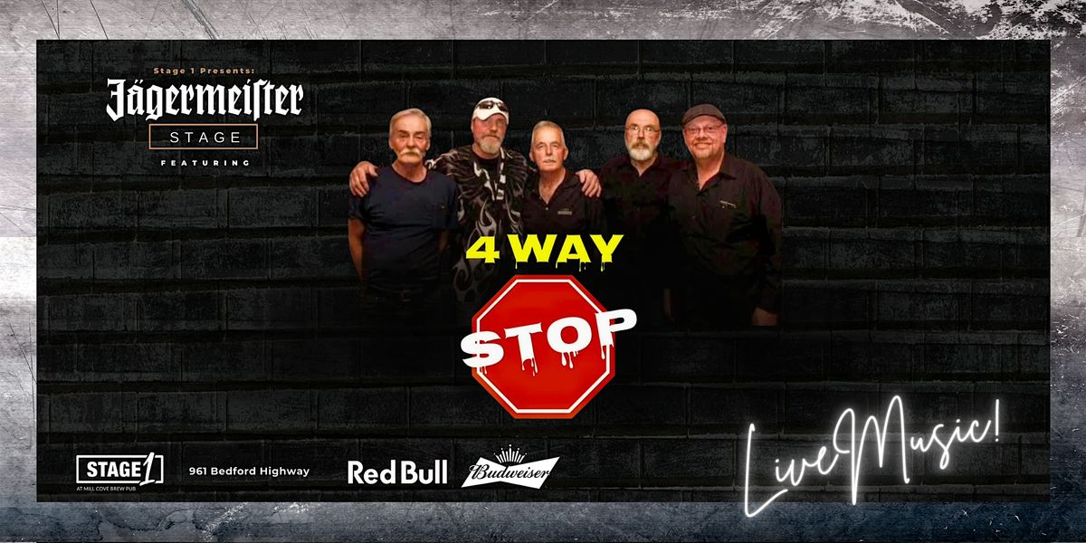 4 Way Stop Live at Stage1 – Mill Cove Brew Pub | Event in Bedford | AllEvents