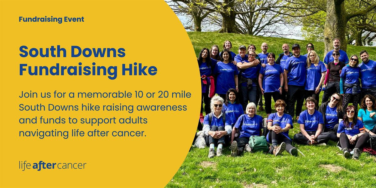 Life after Cancer South Downs Fundraising Hike 2026, 25 April | Event in Eastbourne | AllEvents