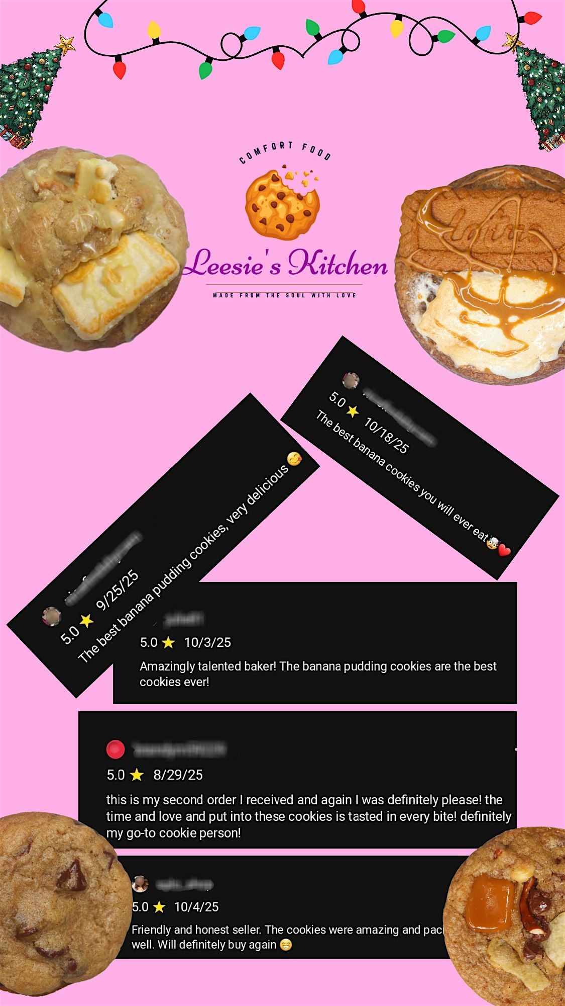 Leesie's Kitchen Cookies Christmas Pop Up Shop, 19 December | Event in Randallstown | AllEvents