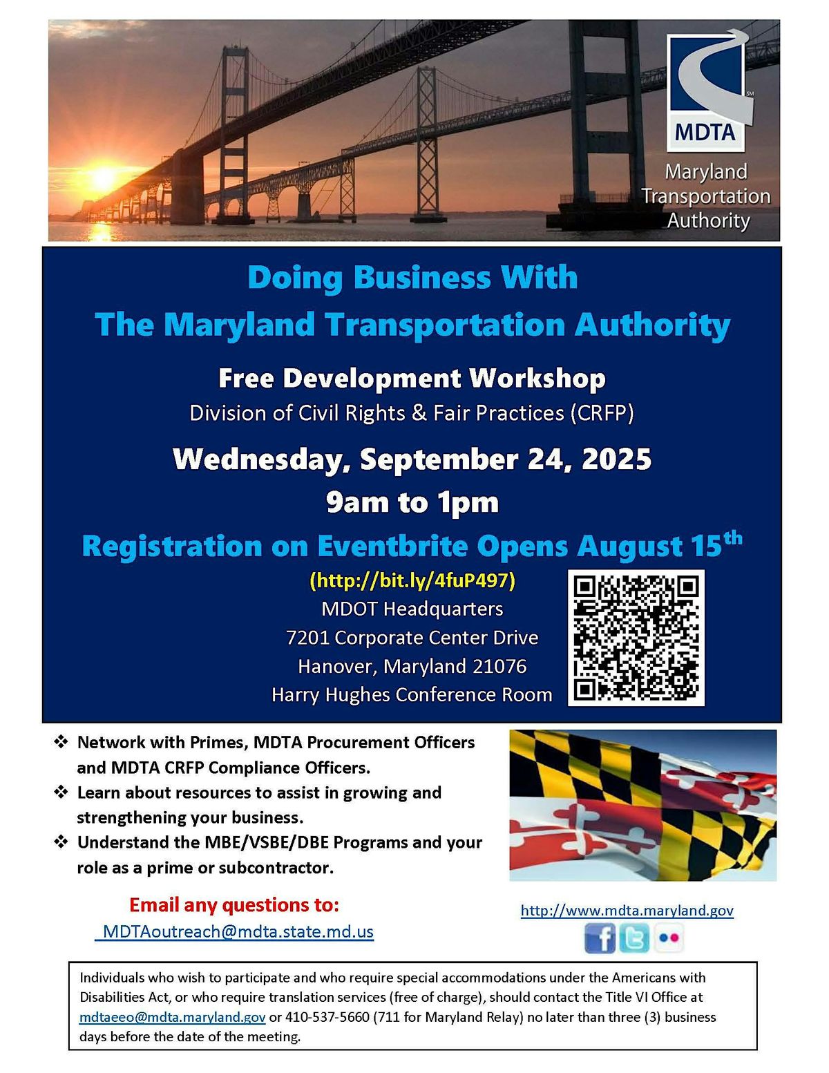 Doing Business With MDTA, 24 September | Event in Hanover | AllEvents