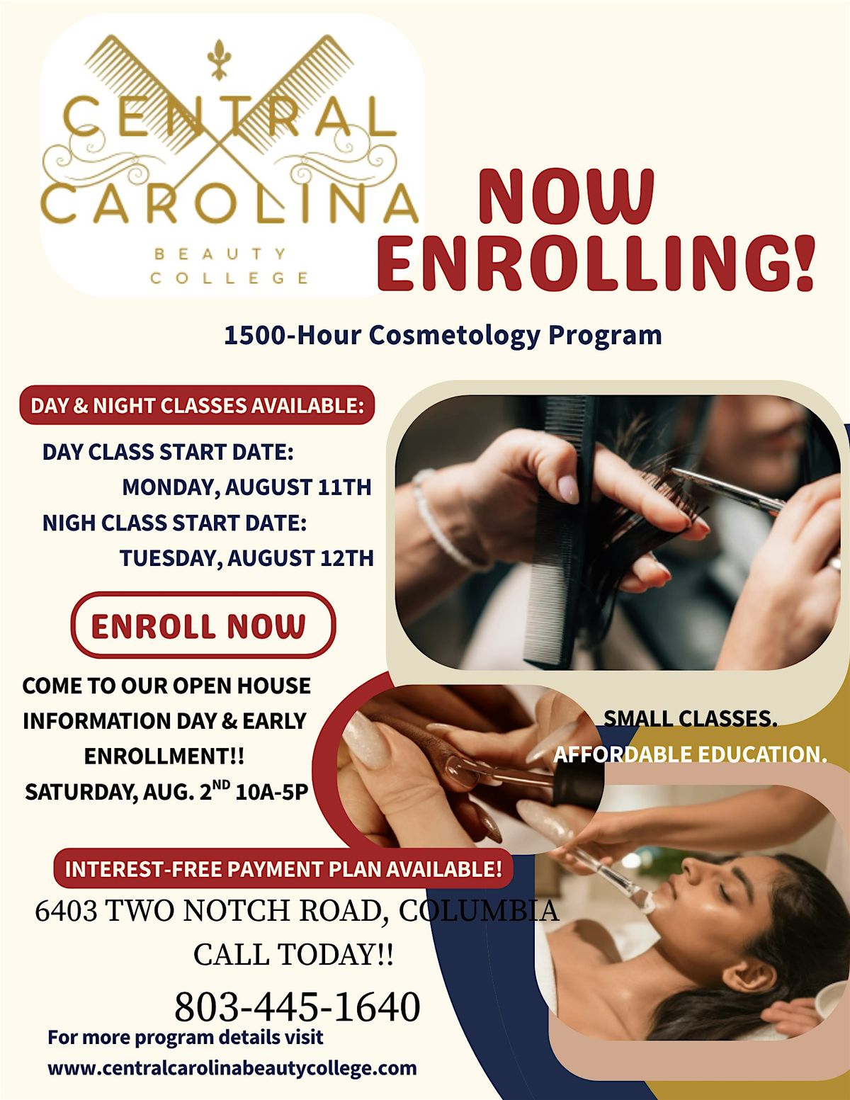 Beauty School Open House, 2 August | Event in Columbia | AllEvents