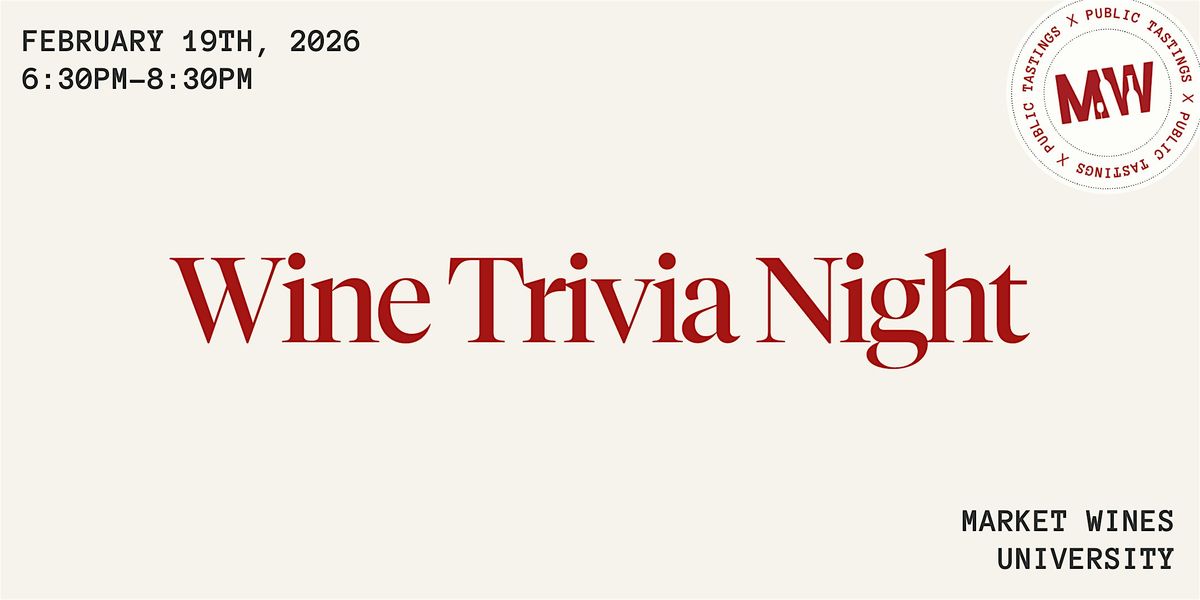 Wine & Trivia, 19 February | Event in Calgary | AllEvents