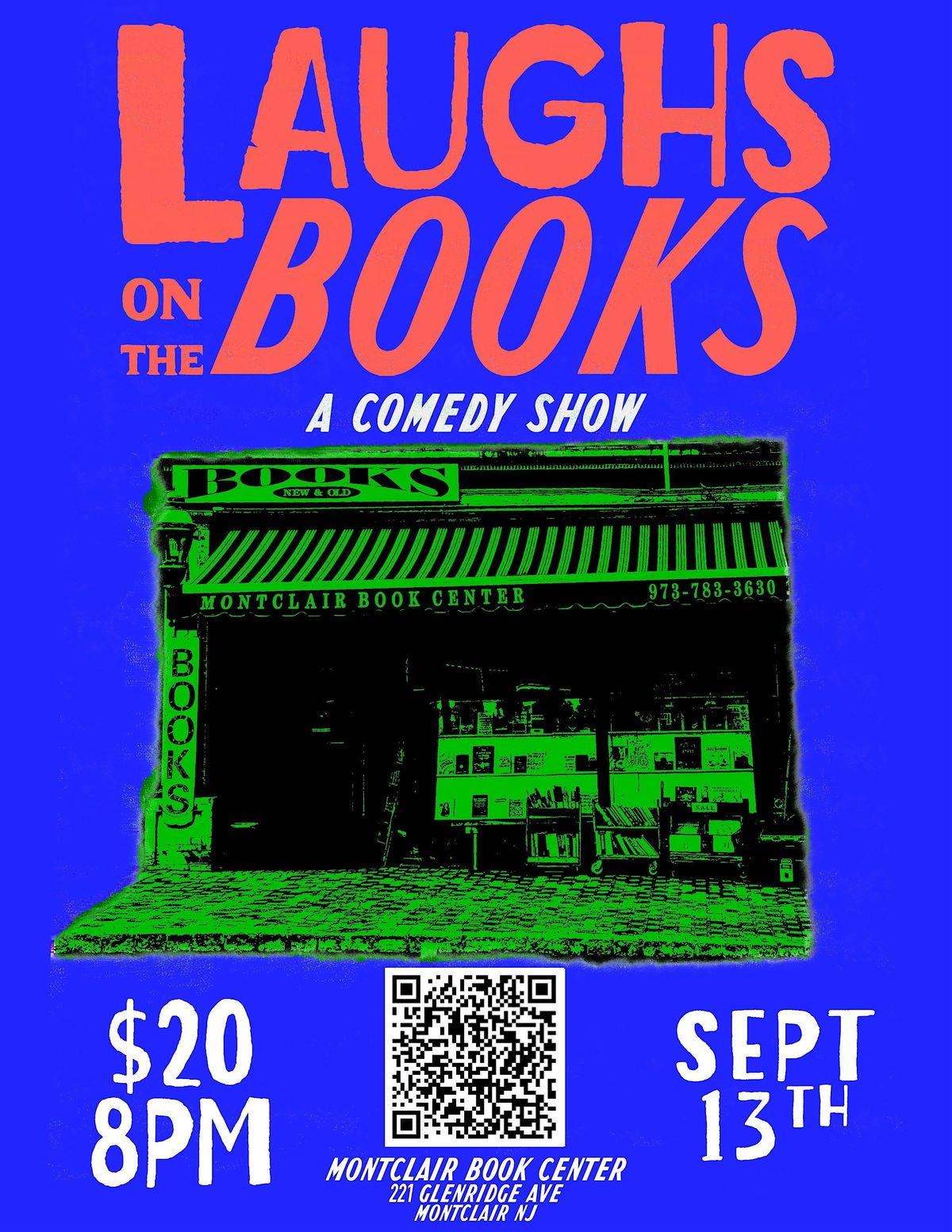 Laughs On The Books, 13 September | Event in Montclair | AllEvents