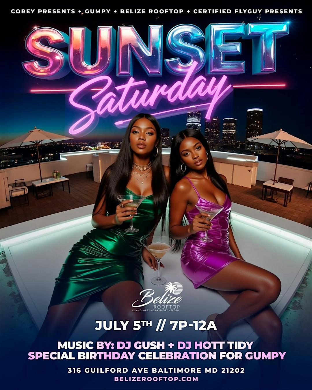 Sunset Saturday, 5 July | Event in Baltimore | AllEvents