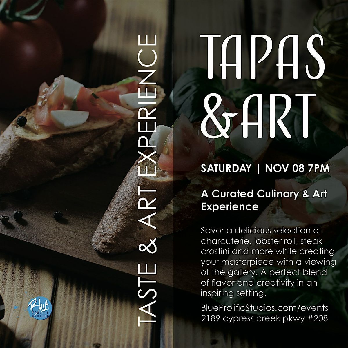Tapas And Art, 8 November | Event in Houston | AllEvents