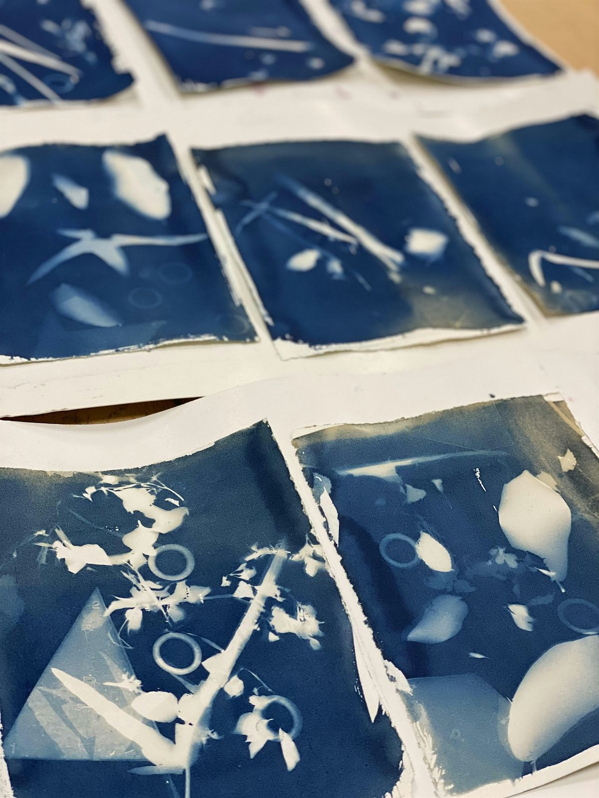 CYANOTYPE SUN PRINTS E. ATX 8/24/25- Adults & Kids 10 & Up w/Awesome Art!, 24 August | Event in Austin
