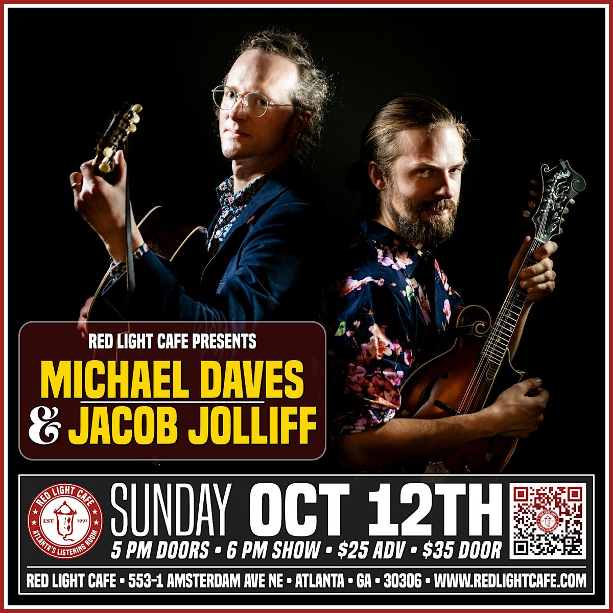 Michael Daves & Jacob Jolliff, 12 October | Event in Atlanta | AllEvents