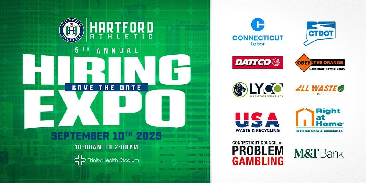 2025 Hartford Athletic Hiring Expo Tabling Registration, 10 September | Event in Hartford | AllEvents
