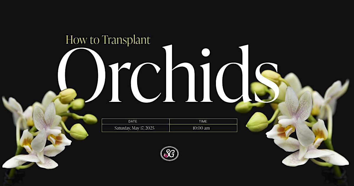 How to Transplant Orchids, 17 May | Event in Snellville | AllEvents