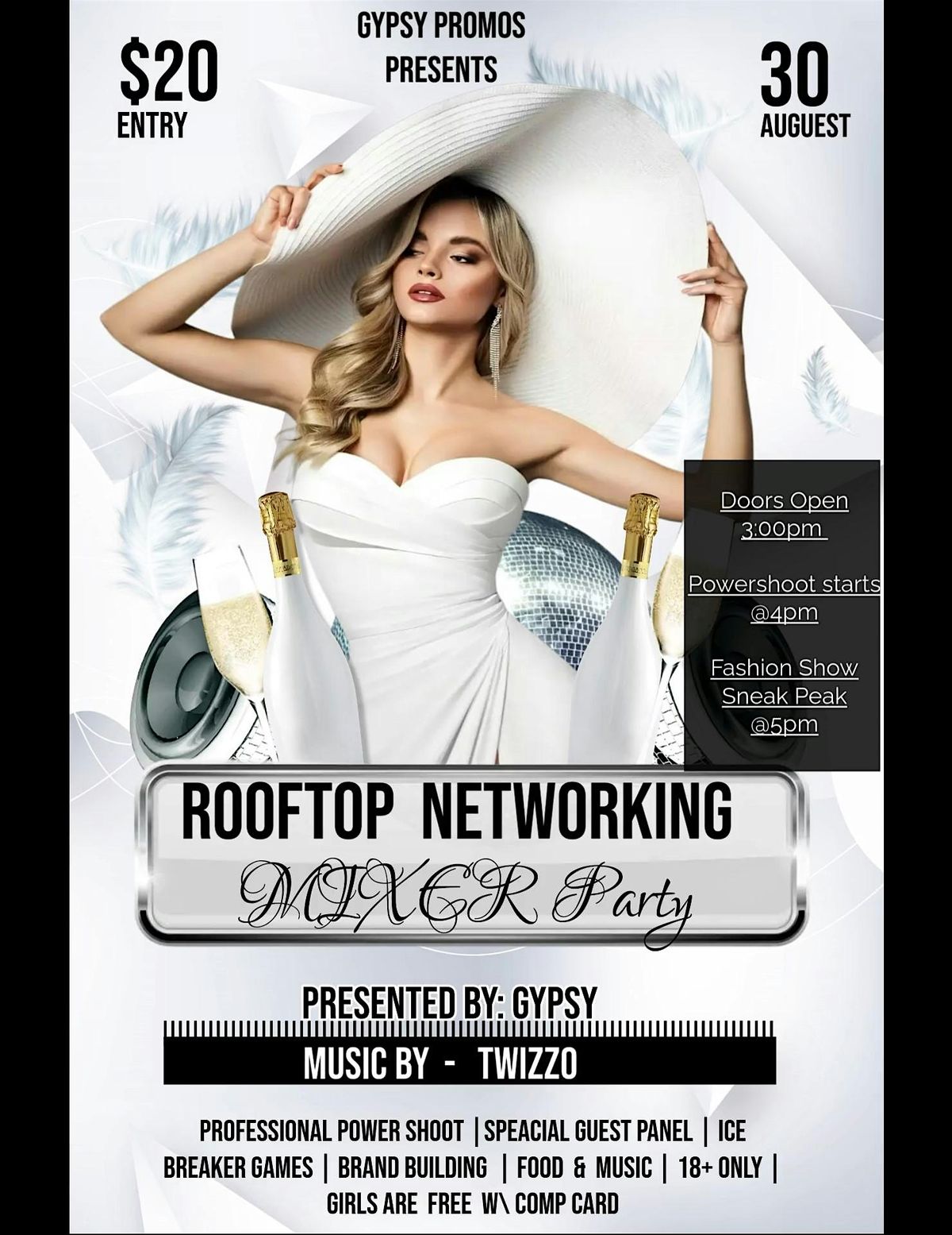 NYFW ROOFTOP NETWORKING MIXER, 30 August | Event in Brooklyn | AllEvents